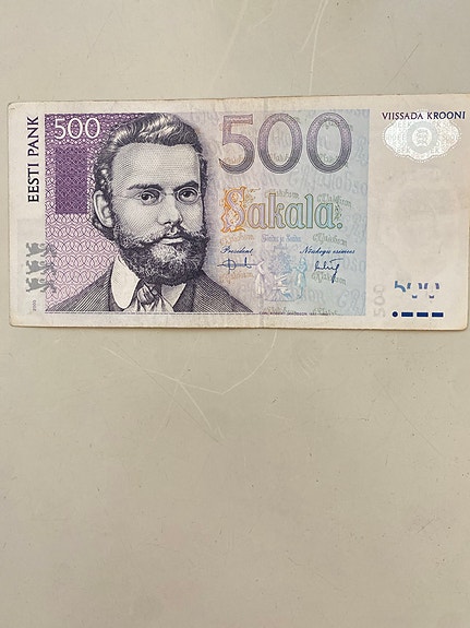 Viro 500 kruunun seteli Eesti Pank