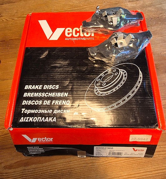 Täysin uudet Vector jarrulevyt ja - palat Honda Accord 03–, 300 mm