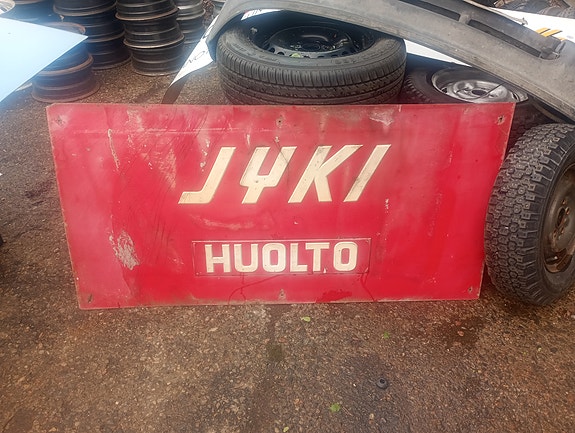 Jyki huolto kyltti