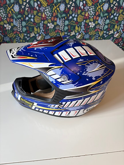 Shiro motocross-kypärä sininen