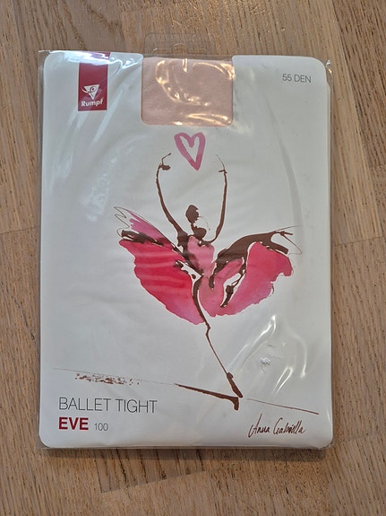Rumpf Eve 100 Lasten balettisukkahousut. Koko 7-12 vuotta.
