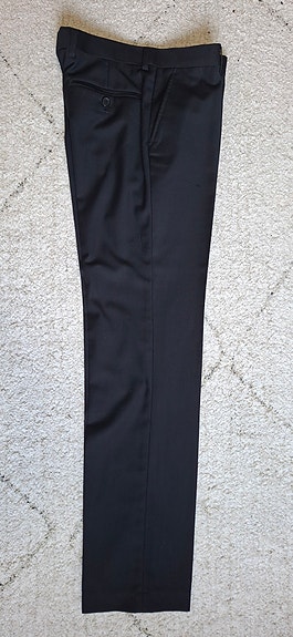 Juhlahousut, suorat housut 164 cm musta