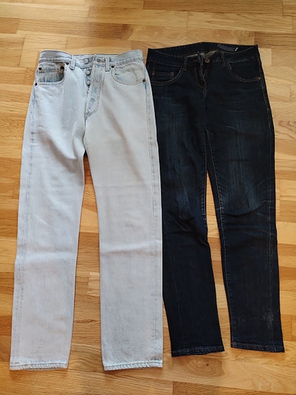 Levis 501 vaaleansin farkut 31/30+ Blue Motions farkut 38