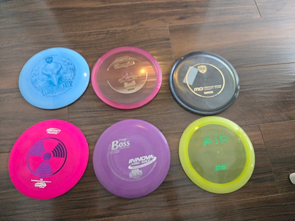 6kpl frisbee golf kiekkoja