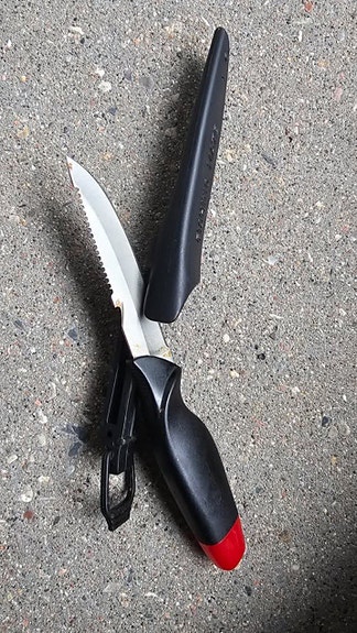 Fishing Mate kalapuukko mustalla tupella : Fishing knife