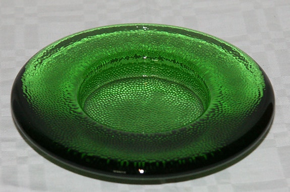 Iittala vihreä Nappi kynttilänjalka isompi koko