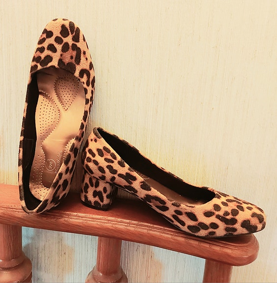 Leopardi-kengät 37,5-38🧡