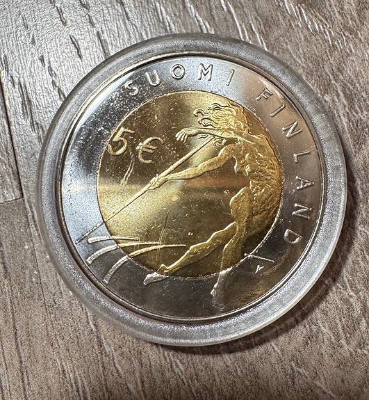Suomi 5 € juhlaraha 2005 yleisurheilun MM-kisat