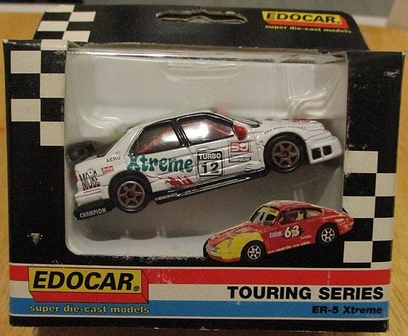 Alfa-Romeo 155 Sedan 4D White 1997 Edocar ER-5 Xtreme 1:60 vanha pikkuauto
