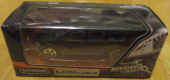 Lada Largus 1.6 Combi 5 door Matt Black 2012 Autogrand Russian Series 1:60