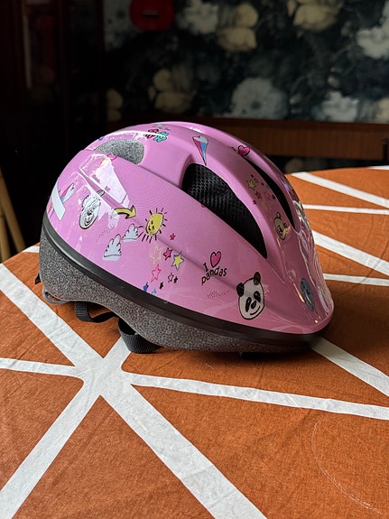 Jupiter lasten pyöräilykypärä XS 46-52cm pinkki kuviollinen