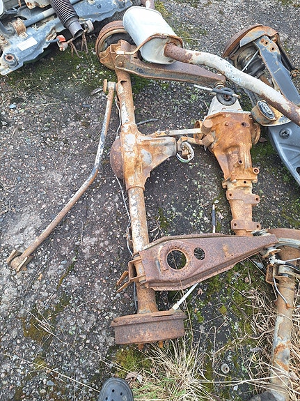 Opel rekord takaakseli