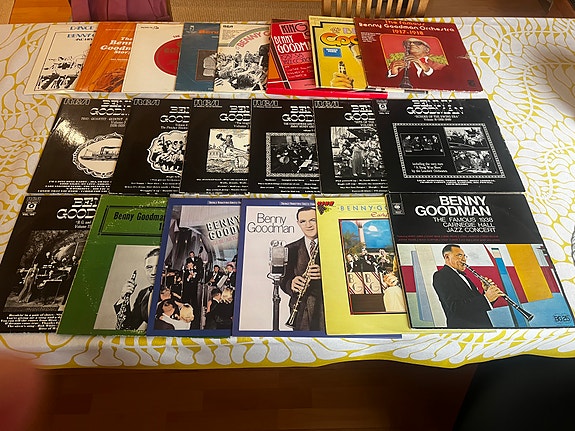 Benny Goodman LP-levyjä ja kokoelmajulkaisuja