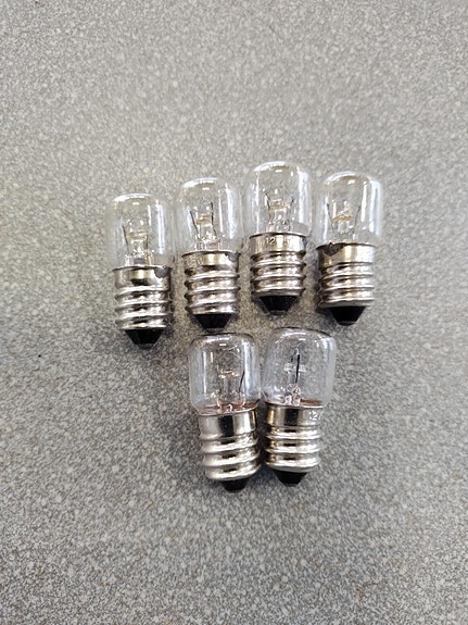 12v hehkulamput E14 5w 6 kpl
