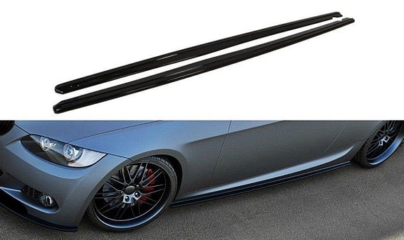 BMW E92 E93 06-10 M-Sport helmojen kiiltävän mustat helmalistat Maxton Design