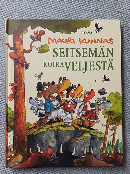 Mauri Kunnas: Seitsemän koiraveljestä -kirja