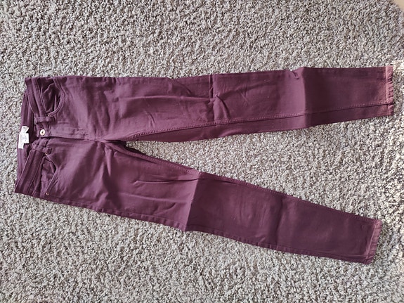 H&M violetit farkut 34