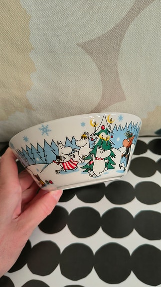 Muumi kulho Kuusen alla