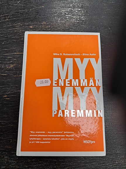 Myy enemmän myy paremmin -kirja