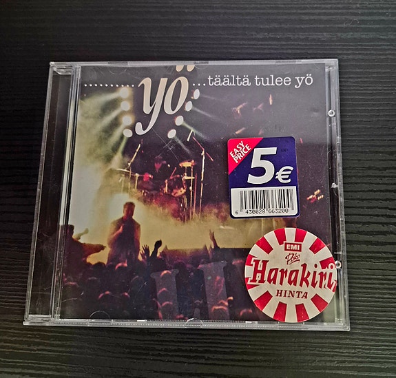 Yö-Täältä tulee yö cd