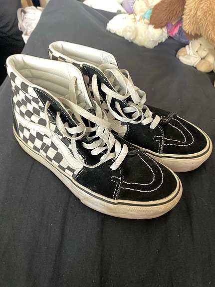 Vans Sk8-Hi tennarit koko 38 musta ruutukuvio