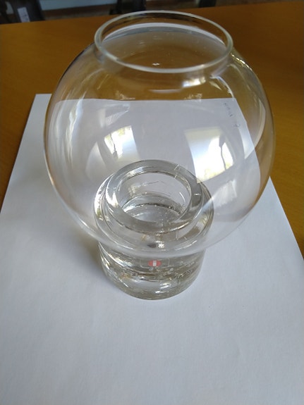 Iittala lasinen kynttilälyhty