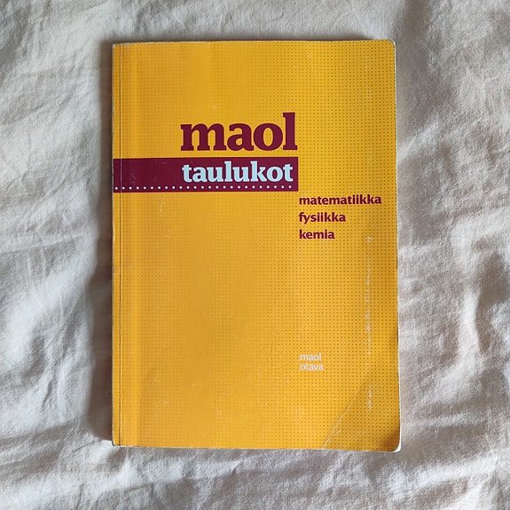 MAOL taulukot matematiikka fysiikka kemia -kirja