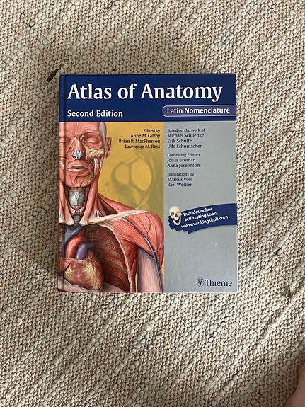 Atlas of Anatomy Second Edition anatomian oppikirja