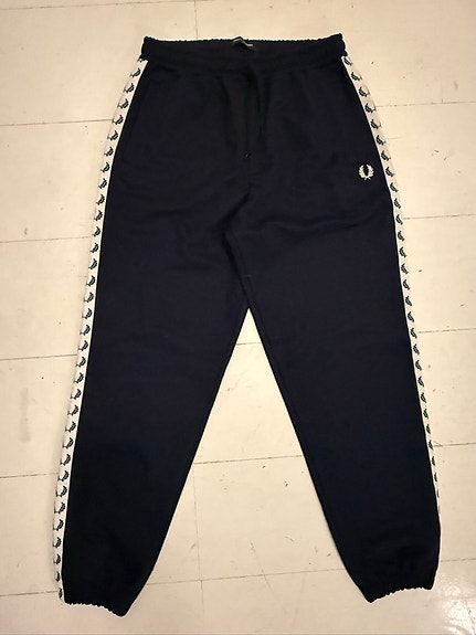 Fred Perry track pants M tummansininen