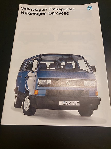 Vw Transporter ja Caravelle esite 1989