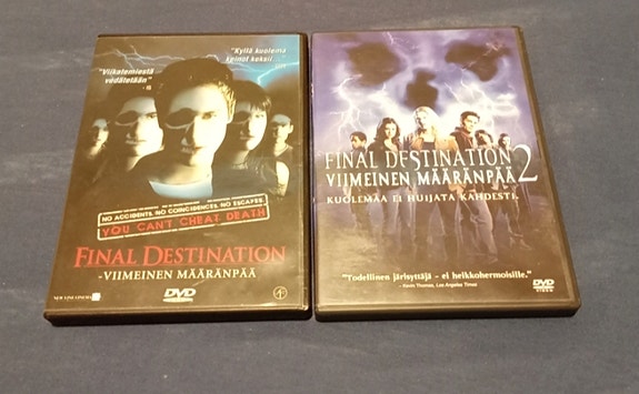 Final Destination -elokuvat 1 & 2 DVD