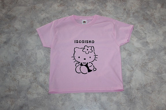 Kissa t-paita Isosisko teksti 98cm