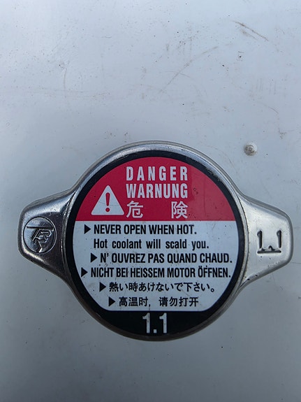 Honda Accord jäähdyttimen korkki 1.1 bar (2003–2007)