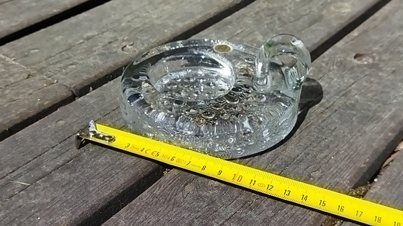 Lasinen kynttilänjalka