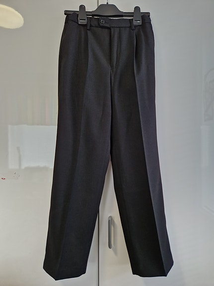 Mustat juhlahousut D 140 cm