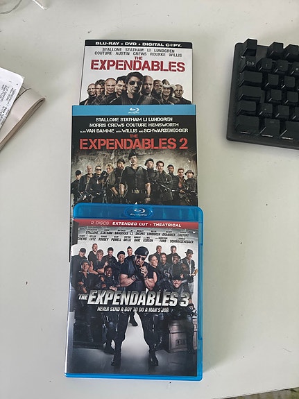 The Expendables 1–3 elokuvat