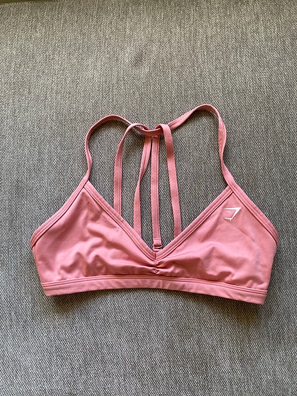 Gymshark minimal sports bra M vaaleanpunainen