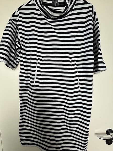 Marimekko raitapaita XS musta-valkoinen