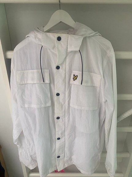 Lyle & Scott takki XL valkoinen