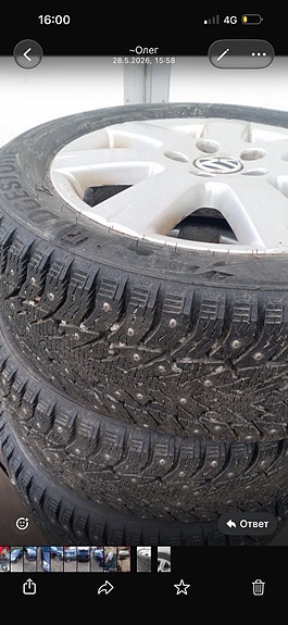 VW alumiinivanteet ja nastarenkaat 205/55 R16