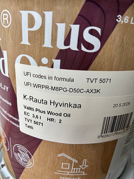 Tilkurilan Puuöljy valtti plus ruskea