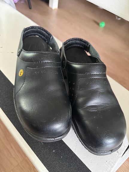 Sievi työ-/työkäyttö clogs kengät koko 40 musta