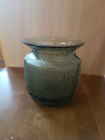 Iittala Finlandia Timo Sarpaneva lasimaljakko harmaa
