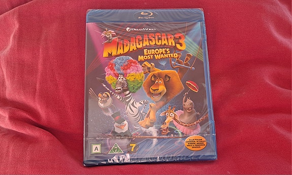Madagascar 3 Europe’s Most Wanted Blu-ray (avaamaton)