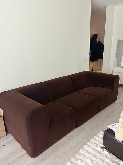 IKEA Stockholm 2025 3-istuttava sohva tummanruskea