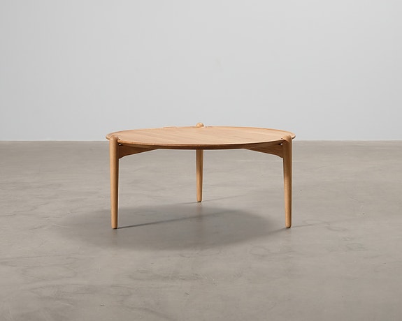 Design House Stockholm Aria sohvapöytä ø 90 cm tammi