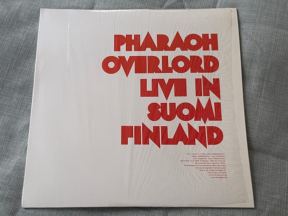 Pharaoh Overlord – Live In Suomi Finland LP