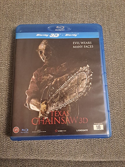 Texas Chainsaw 3D Blu-ray elokuva