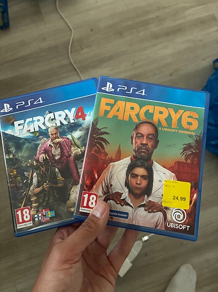Far Cry 4 ja Far Cry 6 PS4-pelit