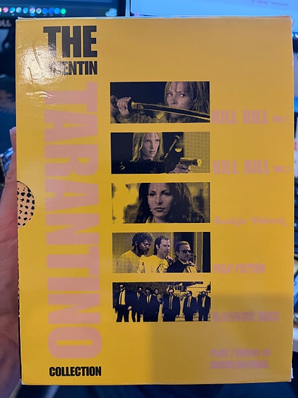 Quentin Tarantino collection DVD boksi